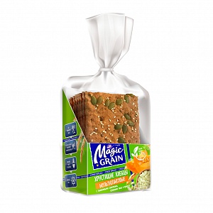 Russian Muliti Grain Premium Crispbread Magic Grain with Pumpkin, Flax, Sesame seeds.'s image