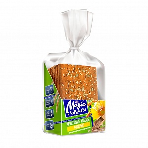 Russian Premium thin rye Crispbread Magic Grain with Flax, Sesame and Sunflower seeds's image